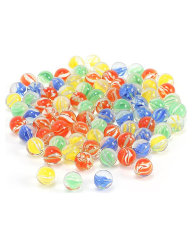 400 Canicas de Ojo de Gato CHU KE 1,42 cm para Juegos