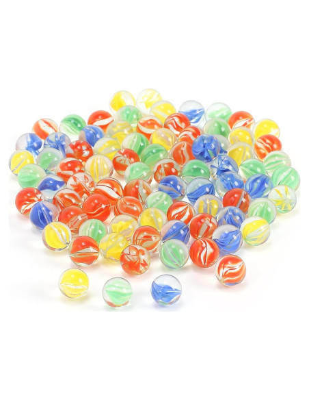 400 Canicas de Ojo de Gato CHU KE 1,42 cm para Juegos