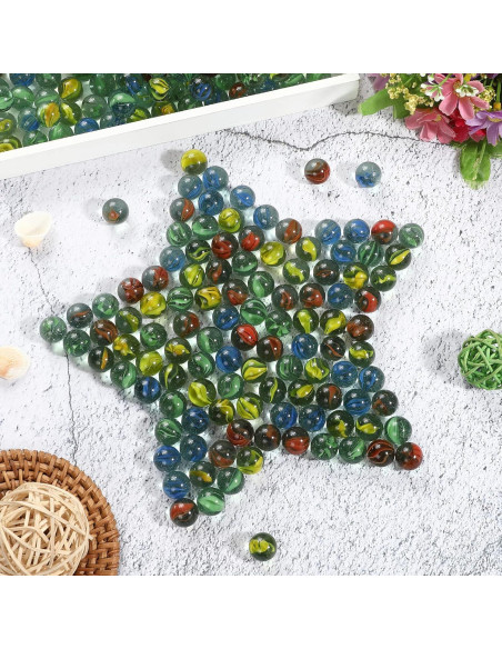 400 Canicas de Ojo de Gato CHU KE 1,42 cm para Juegos