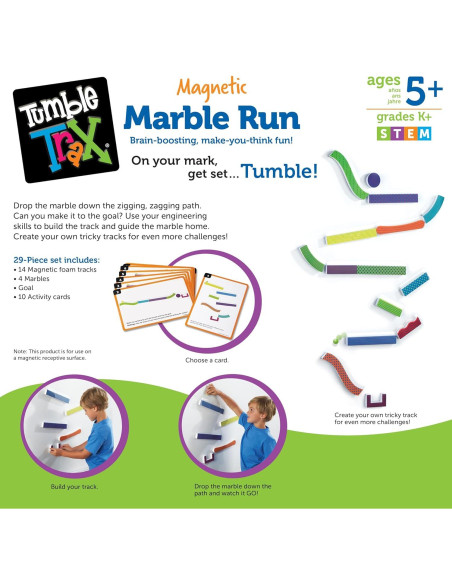 Pista de Canicas Magnética Learning Resources 28 Piezas 5+