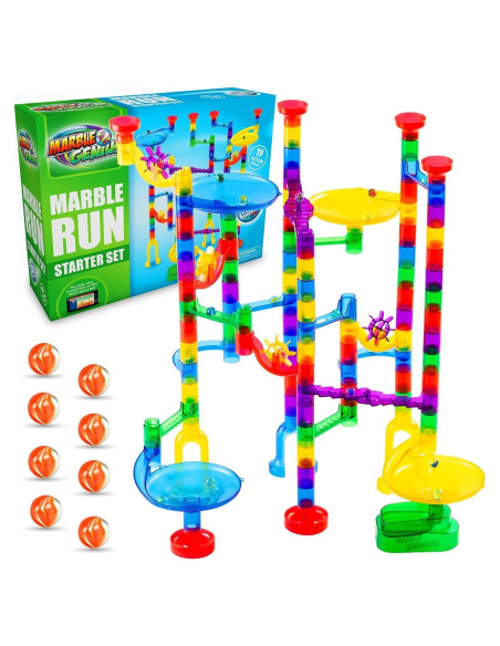 Juego de Canicas Marble Genius - 130 Piezas para Niños