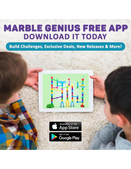 Juego de Canicas Marble Genius - 130 Piezas para Niños