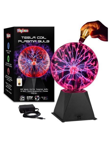 Bola de Plasma Playbees 17.78 cm Rojo Interactiva