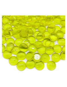 340 Piezas Gemas Acrílicas Amarillas para Decoración
