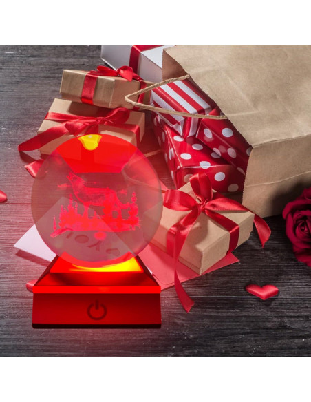 Lámpara de Lobo 3D Winmist Glimpse Luz LED Colorida 8cm