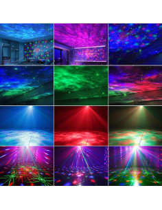 Proyector de Estrellas 5 en 1 Shenzhen Emerson 20cm Luz Disco 2