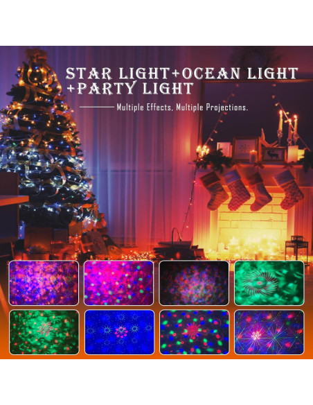 Proyector de Estrellas 5 en 1 Shenzhen Emerson 20cm Luz Disco