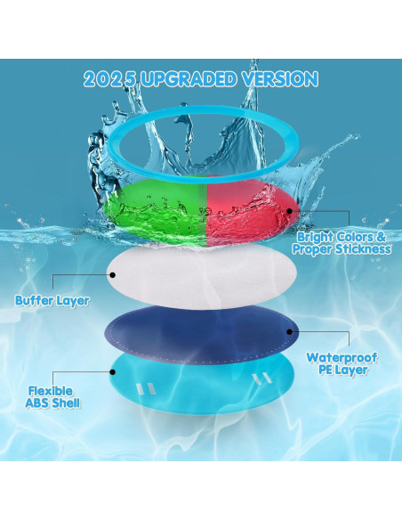 Juego de Lanzar y Atrapar Ayeboovi 4 Palas y 4 Pelotas