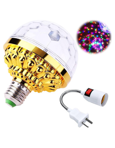 Luces de Fiesta Rotativas Coloridas ROAESTKE para Decoración