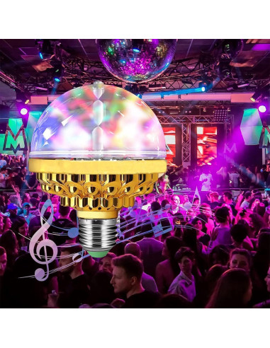 Luces de Fiesta Rotativas Coloridas ROAESTKE para Decoración