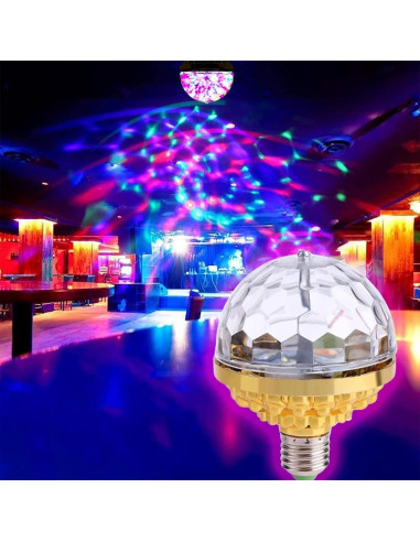 Luces de Fiesta Rotativas Coloridas ROAESTKE para Decoración