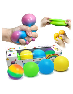 Pelotas Antiestrés Namii W Cambian de Color - 4 Piezas