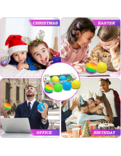 Pelotas Antiestrés Namii W Cambian de Color - 4 Piezas 2