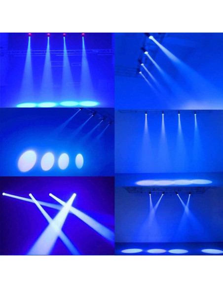 Luz de bola de discoteca Jinda Audio 3W LED azul