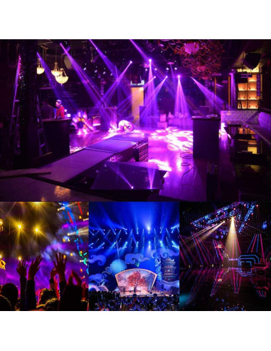 Luz de bola de discoteca Jinda Audio 3W LED azul