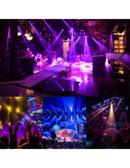 Luz de bola de discoteca Jinda Audio 3W LED azul