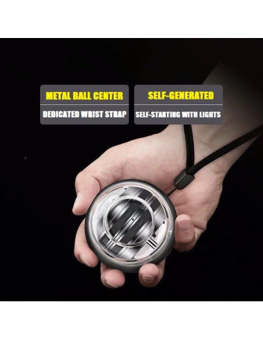 Bola Giroscópica BatanE GB001 para Fortalecer Muñeca y Brazos