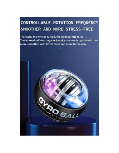 Bola Giroscópica BatanE GB001 para Fortalecer Muñeca y Brazos