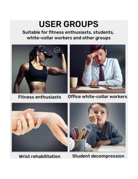 Bola Giroscópica BatanE GB001 para Fortalecer Muñeca y Brazos