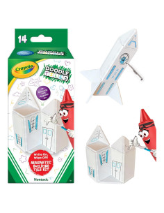 Juego de Azulejos Magnéticos Crayola Doodle 14 Piezas