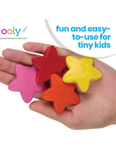 Crayones Ooly Estrellas del Mar Gruesos Multicolor Set 6 2