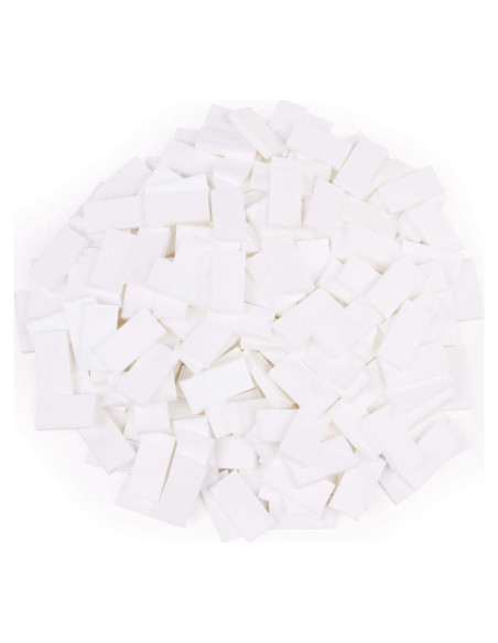 Dominó a Granel 100pcs - Plástico Blanco para Niños Dominó a Granel 100pcs - Plástico Blanco para Niños