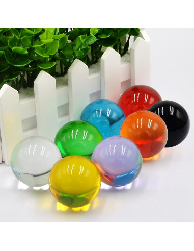 Bola de Cristal Multicolor Feng Shui 40mm Decorativa