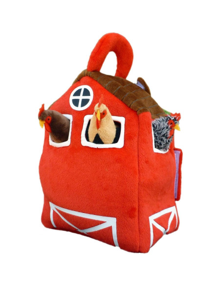 Casa de Gallinas Juguete de Peluche Adore 33 cm 2 pisos