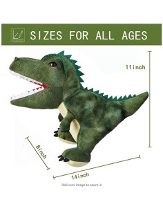 Títeres de Mano Dinosaurio JUSTQUNSEEN Juguetes Creativos 2
