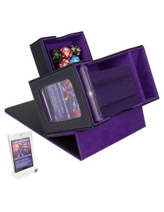 Caja de Almacenamiento AFIING para Cartas 120+ Negra