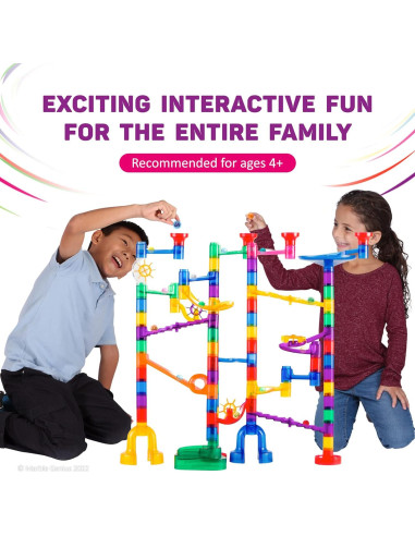 Conjunto de Canicas Brillantes Marble Genius 115 Piezas