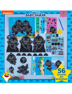 Set de Arte Rasgar Baby Shark 56 Actividades Horizon Group 2