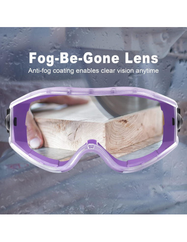 Gafas de Seguridad UKNOW Lente Clara Antiempañante