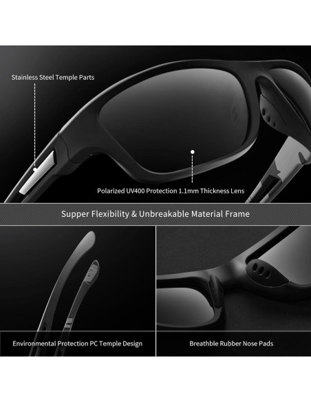 Gafas de Sol Deportivas Suoso UV400 Polarizadas Unisex