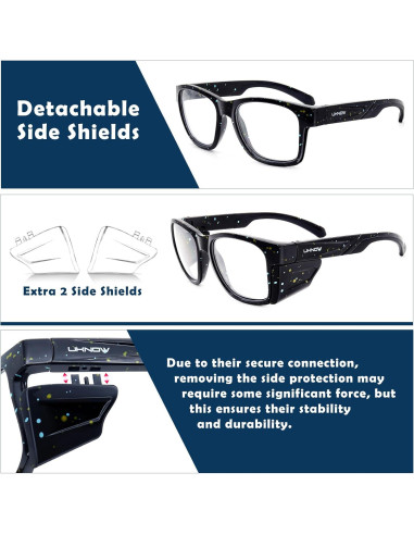 Gafas de Seguridad UKNOW - Antivaho y UV - ANSI Z87.1