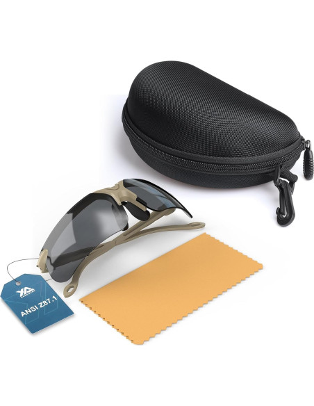 Gafas de Tiro XAegis con Estuche Antivaho Unisex Gafas de Tiro XAegis con Estuche Antivaho Unisex