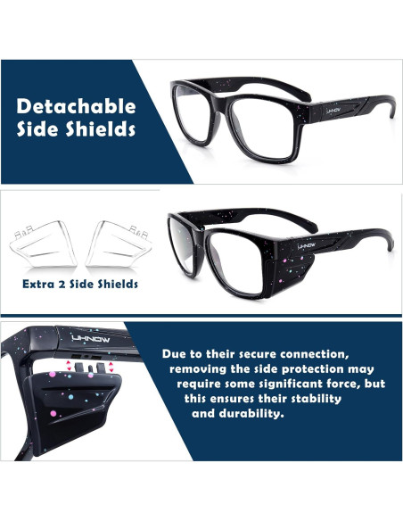 Gafas de Seguridad UKNOW - Antivaho y UV - ANSI Z87.1