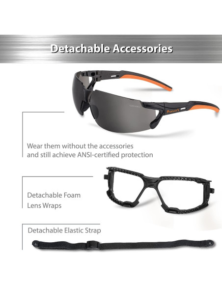 Gafas de Seguridad ProtectX Classic Antivaho y UV