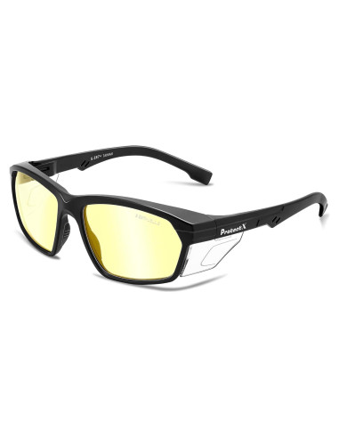 Gafas de Seguridad ProtectX Classic Ámbar Antivaho ANSI Z87.1