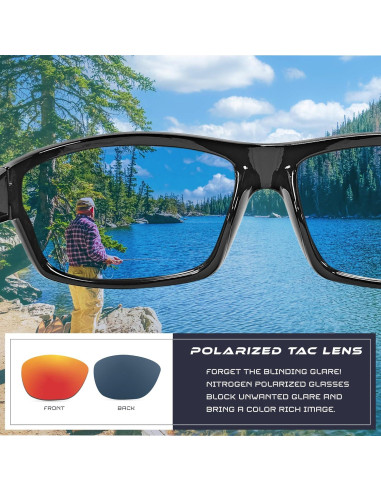 Gafas de sol deportivas Nitrogen polarizadas UV400 unisex