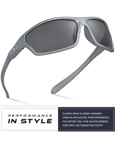 Gafas de sol deportivas Nitrogen polarizadas UV400 unisex 2