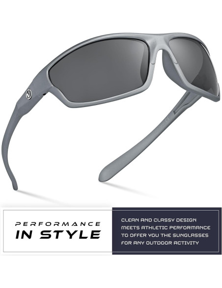 Gafas de sol deportivas Nitrogen polarizadas UV400 unisex