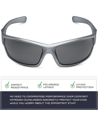 Gafas de sol deportivas Nitrogen polarizadas UV400 unisex