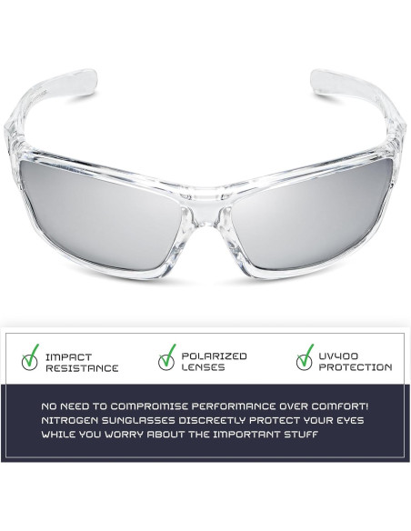 Gafas de sol deportivas Nitrogen polarizadas UV400 unisex