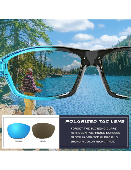 Gafas de sol deportivas Nitrogen polarizadas UV400 unisex