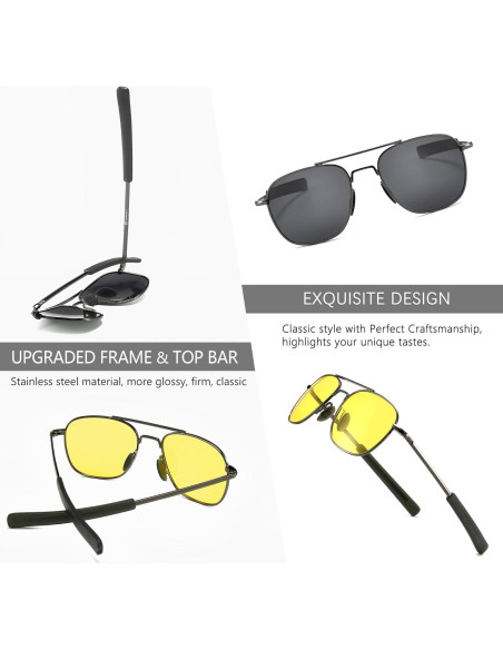 Gafas de Sol Militar SUNGAIT con Lentes Polarizados