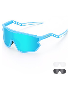 Gafas de sol deportivas GIEADUN con 3 lentes intercambiables