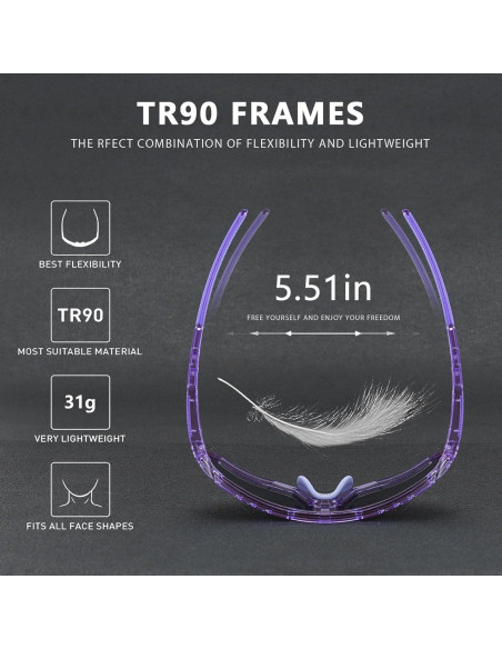 Gafas de sol deportivas GIEADUN con 3 lentes intercambiables