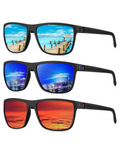 Gafas de Sol KALIYADI Polarizadas UV400 3 Paquete Clásicas