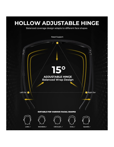 Gafas de Sol KALIYADI Polarizadas UV400 3 Paquete Clásicas